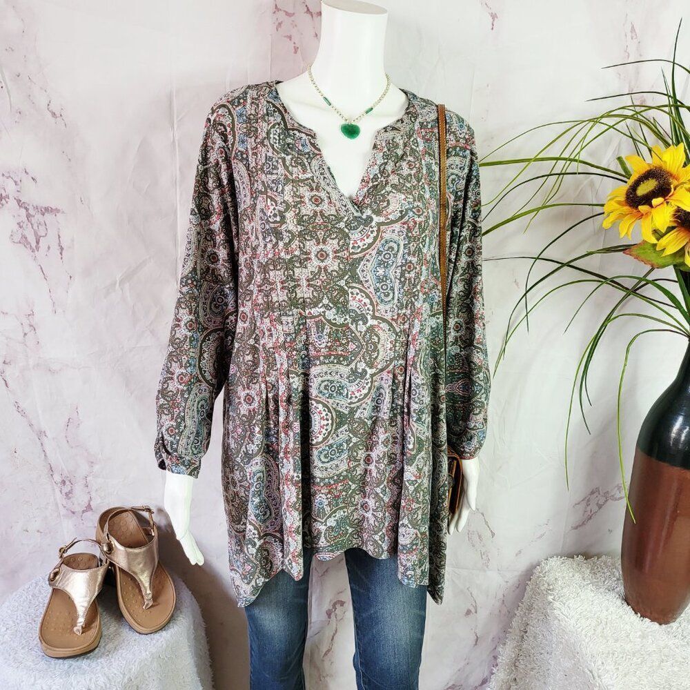 Westport beautiful print blouse